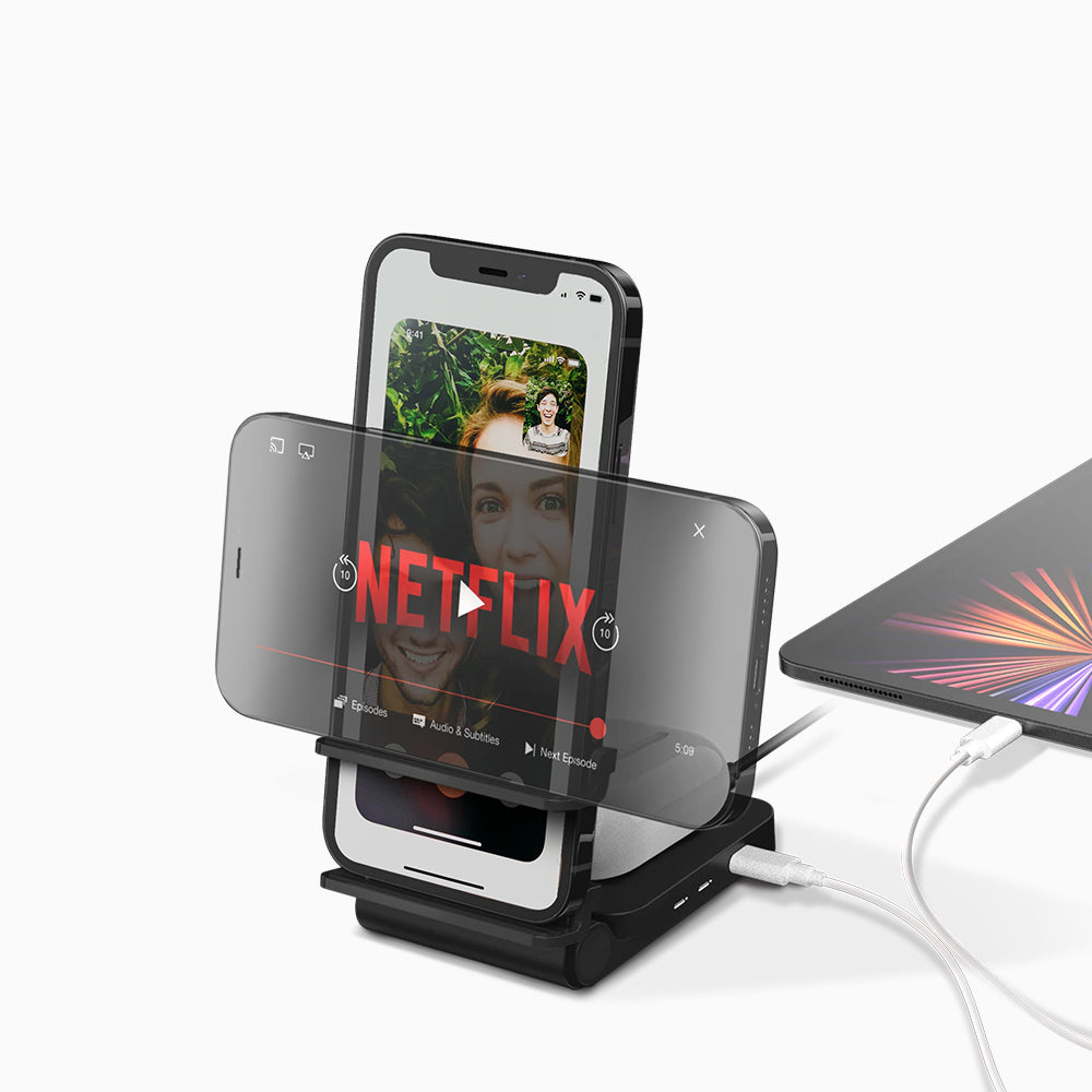 Stay Charged with the 3-in-1 Charging Station