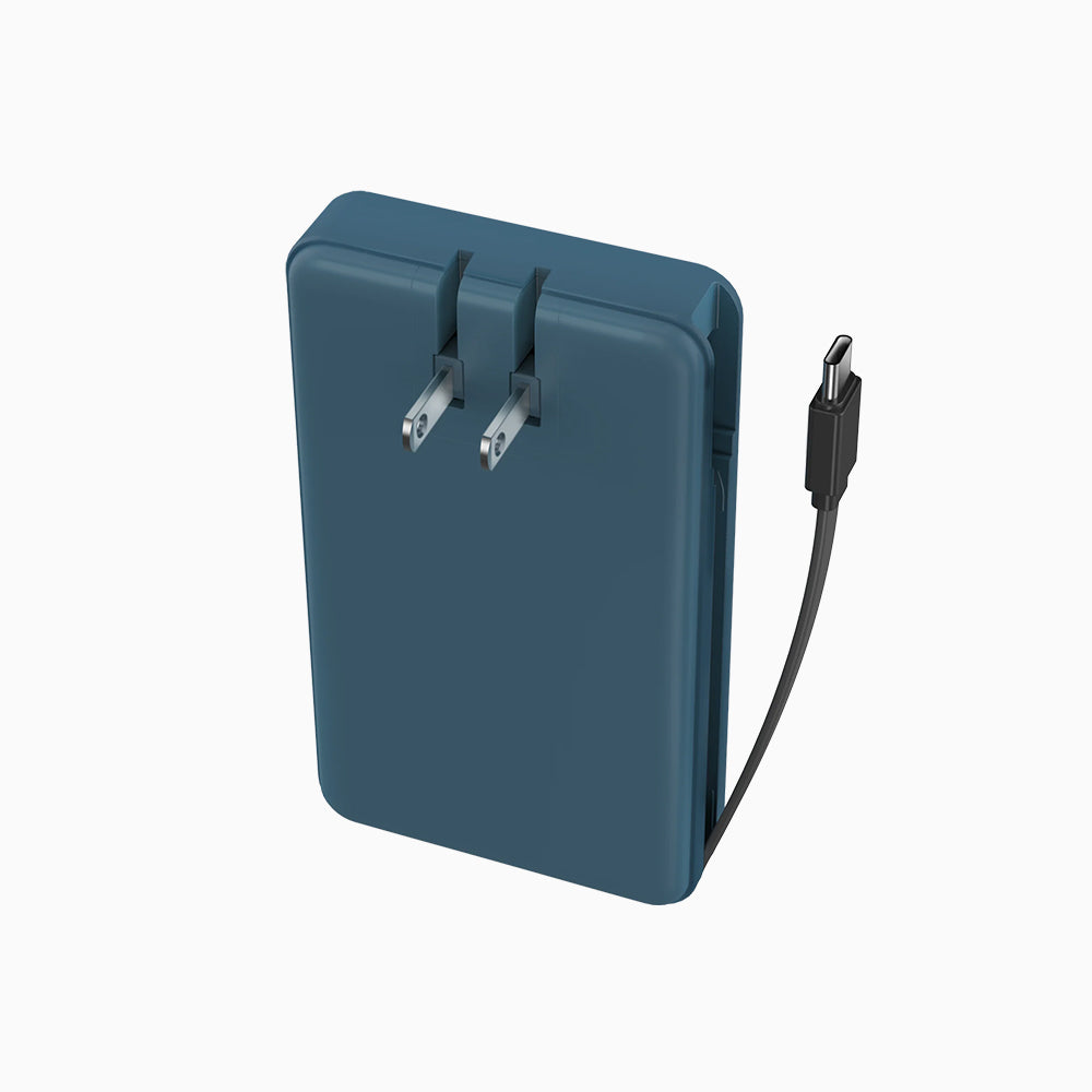 Power + Plug 10K charger W/Built-In Cable & Plug