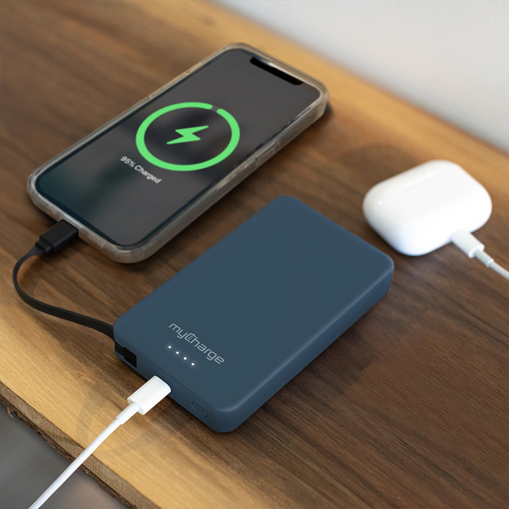 Power + Plug 10K charger W/Built-In Cable & Plug