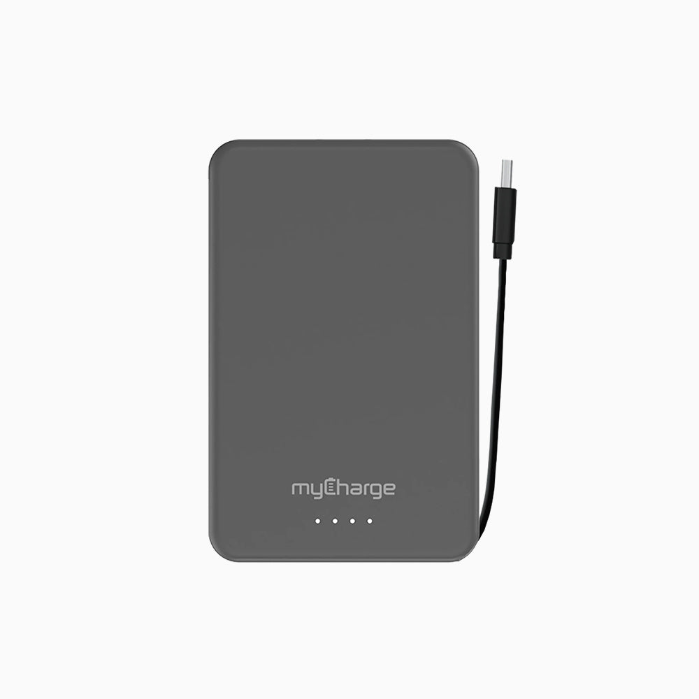 Power + Cable 5K Portable Charger W/ Built-In Cable