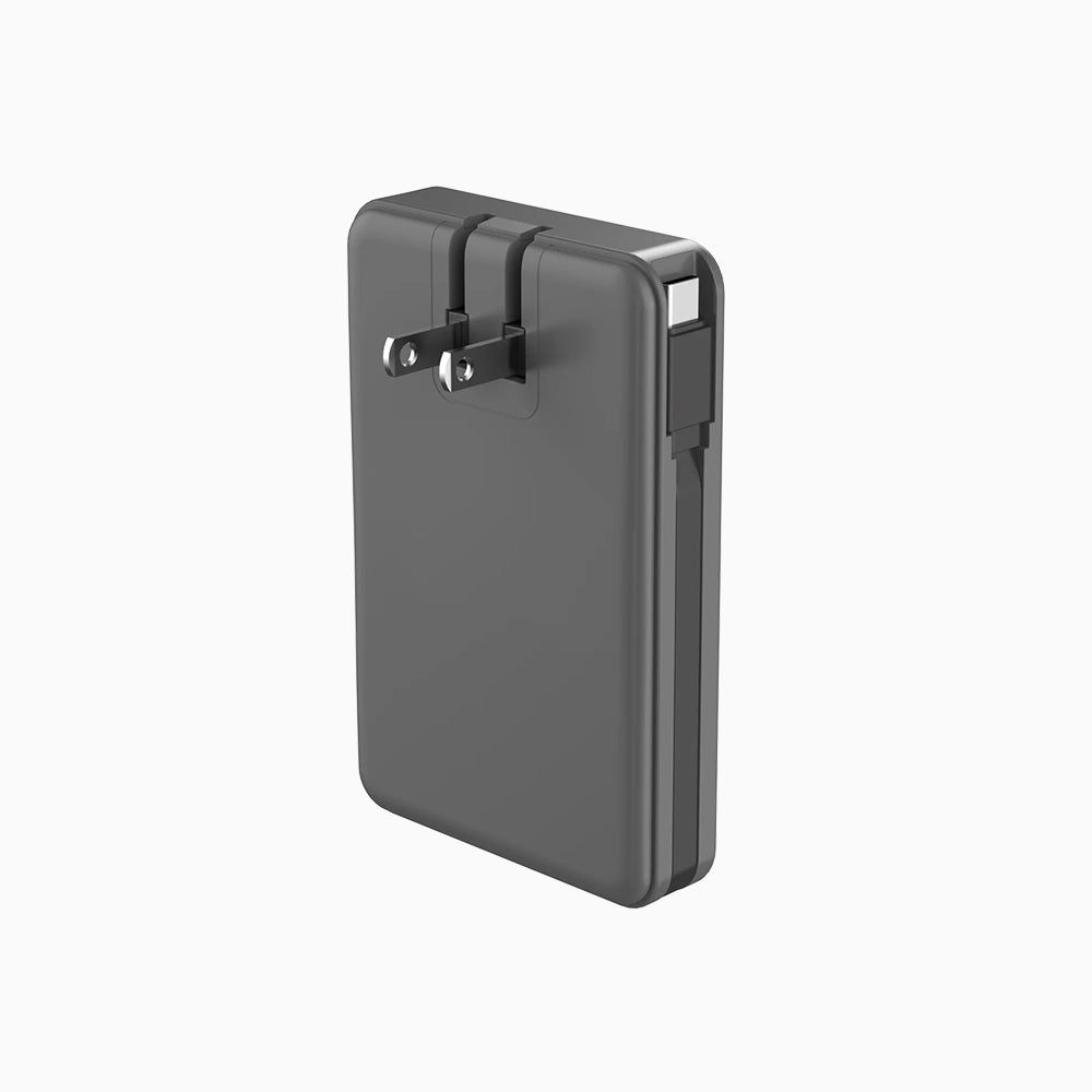 Power + Plug 5K Charger W/Built-in Cable & Wall plug