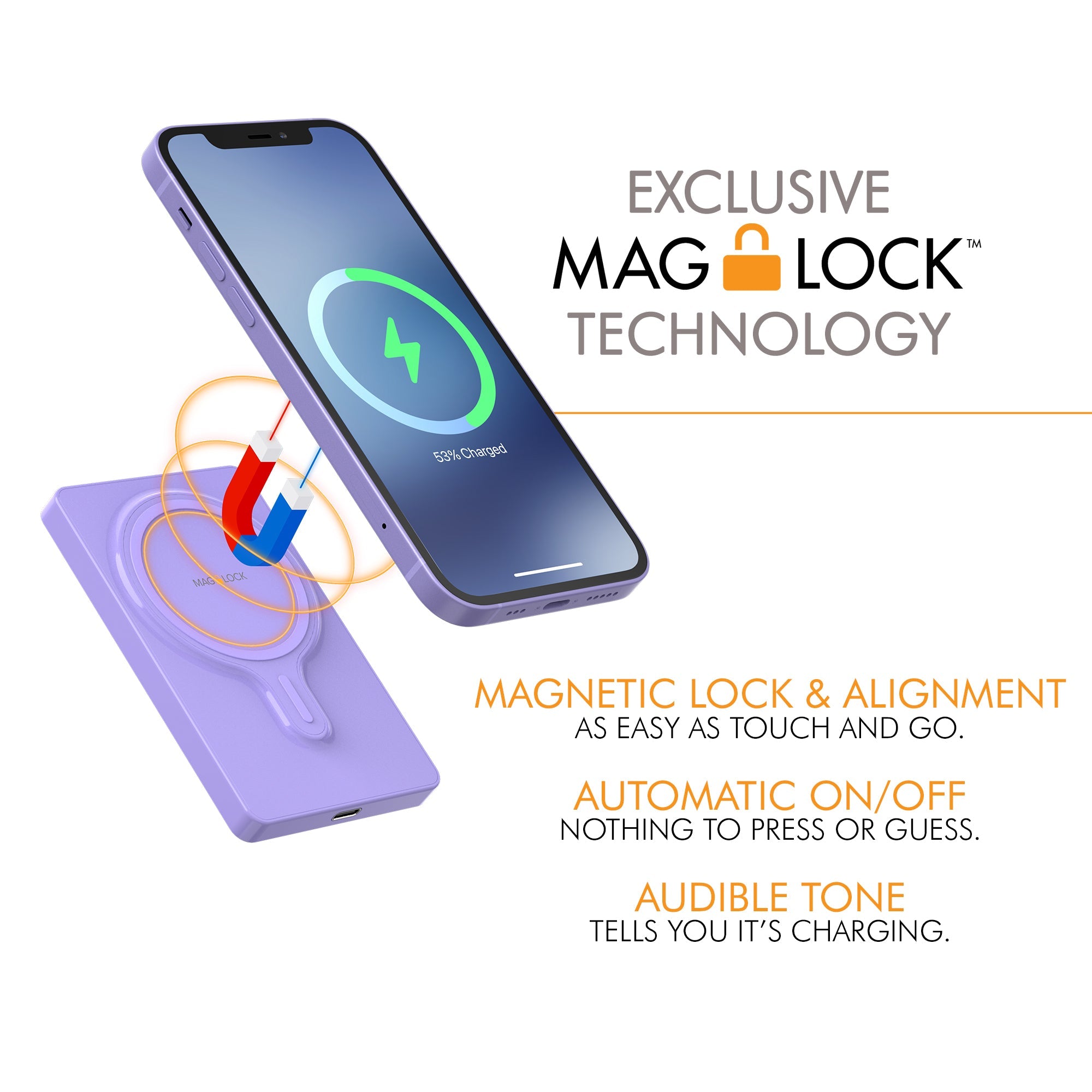 MAG-LOCK™ MagSafe® Powerbank - 3000mAh (+16 hrs.)