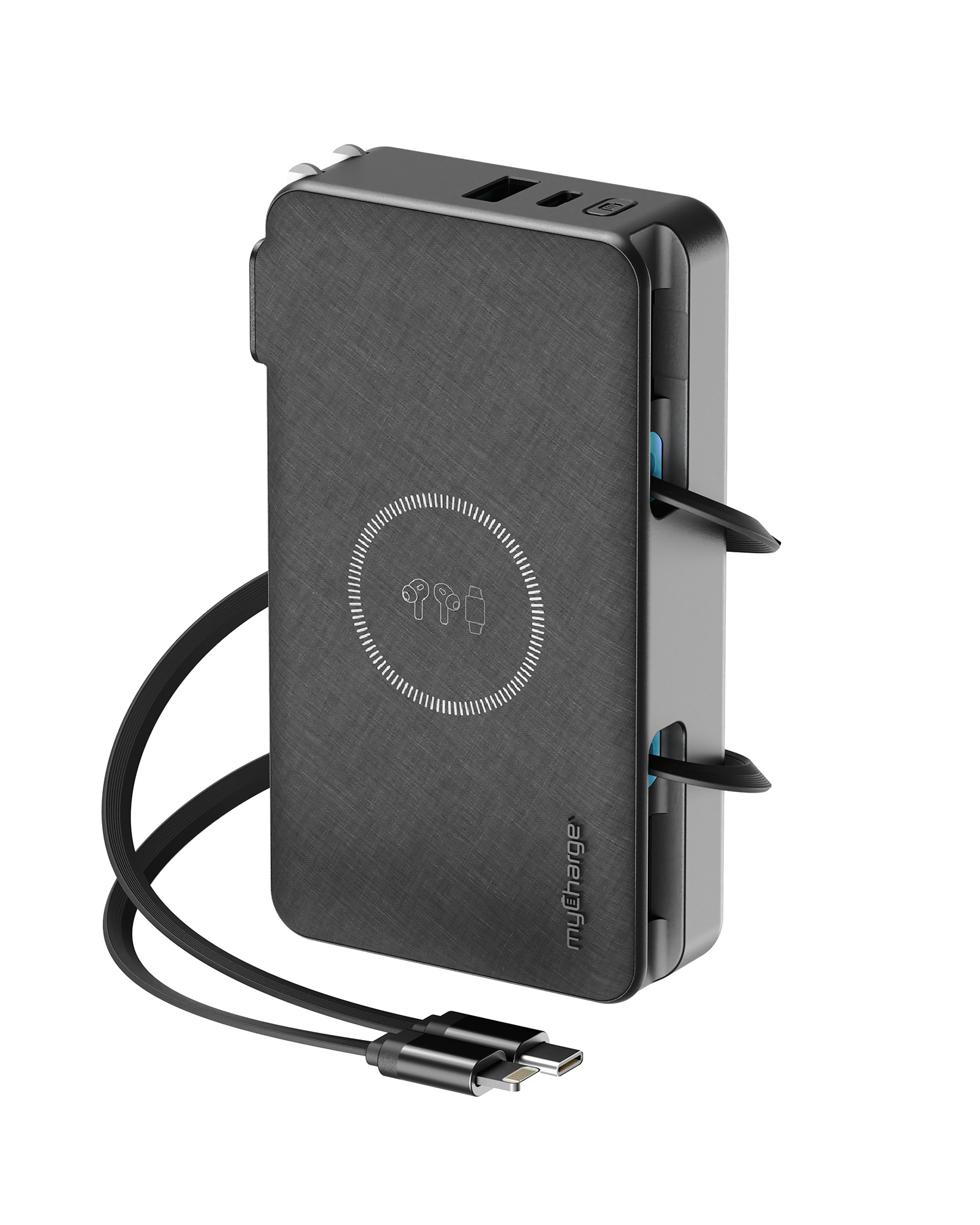 myCharge RetractaCharger 5000mAh Portable Charger - Thumbnail 3