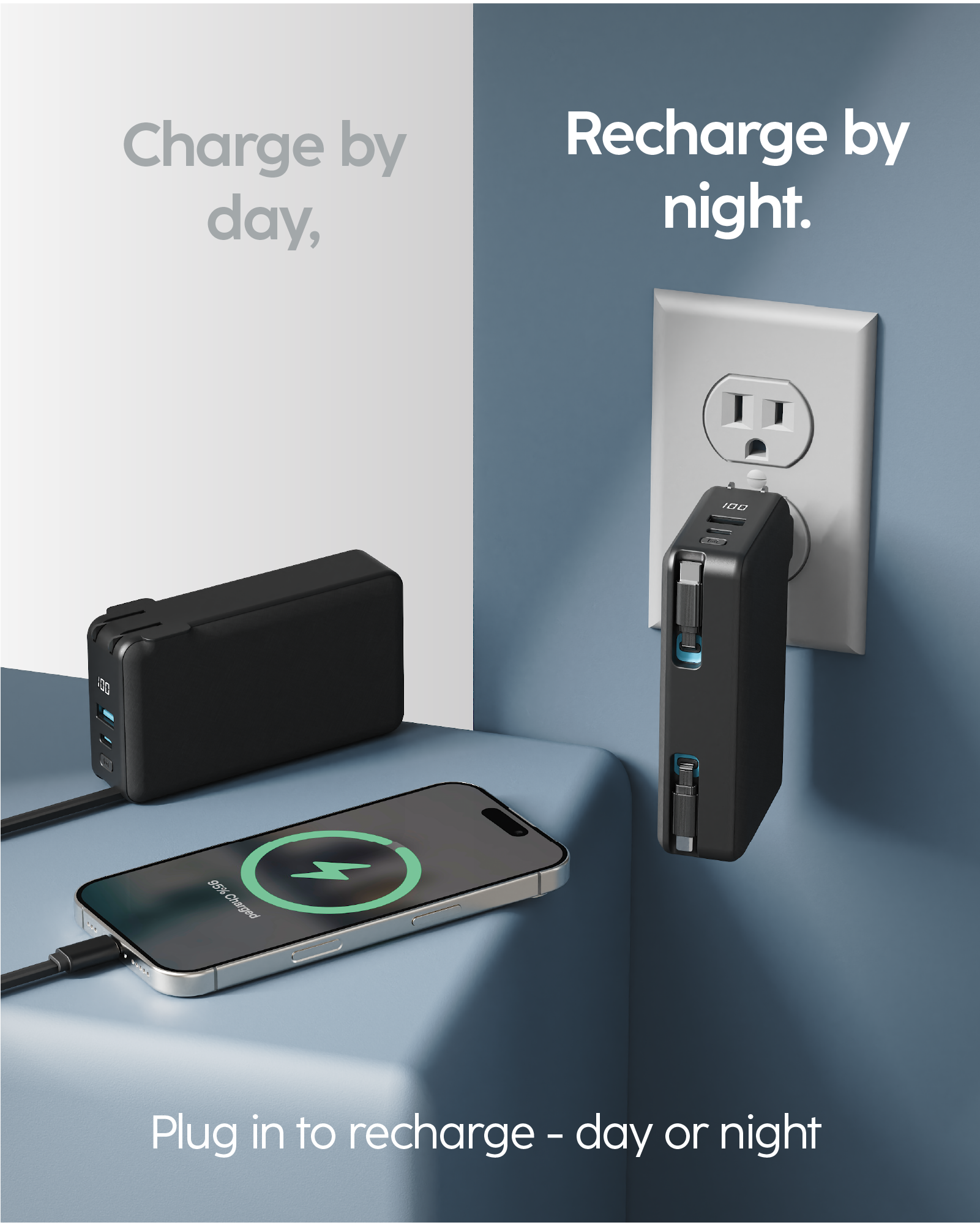 1 USB-C & 1 Lightning Cables