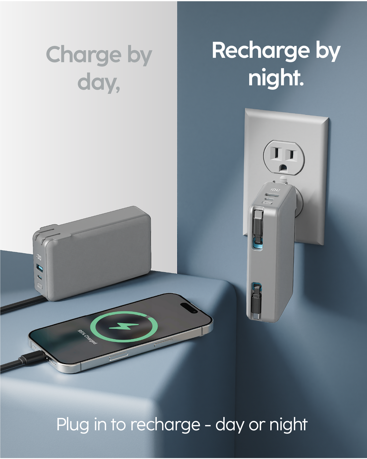 RetractaCharger with Wireless