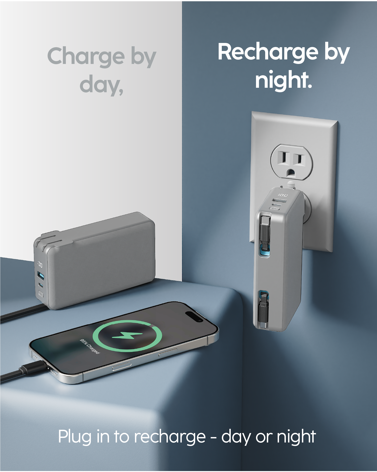 RetractaCharger with Wireless