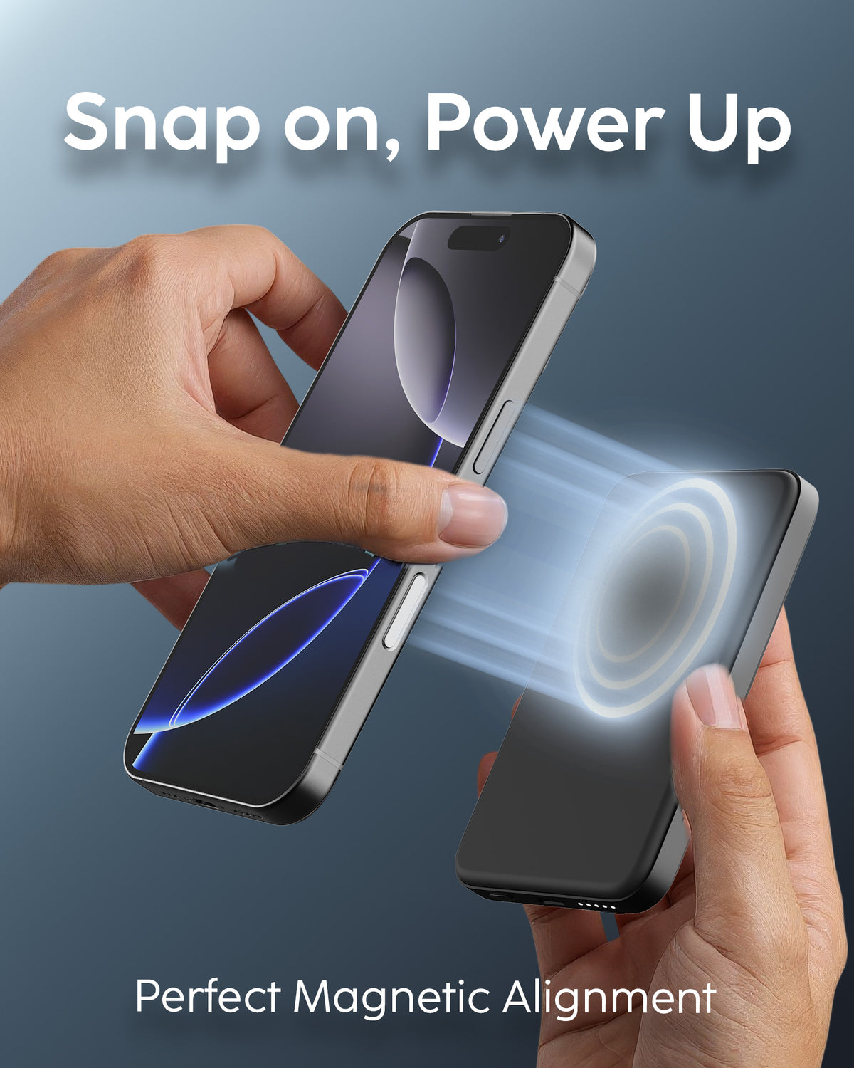 CliqLuxe 5K – Wireless – No Wall Plug - With Stand – Black