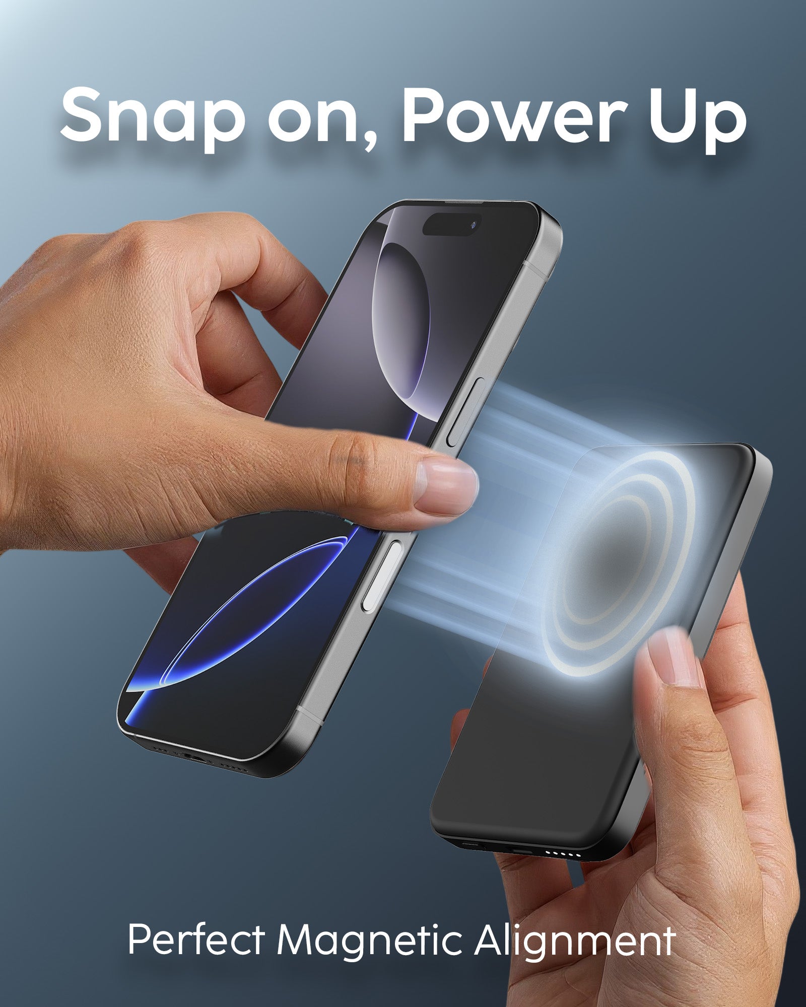 CliqLuxe 5K – Wireless – No Wall Plug - With Stand – Black