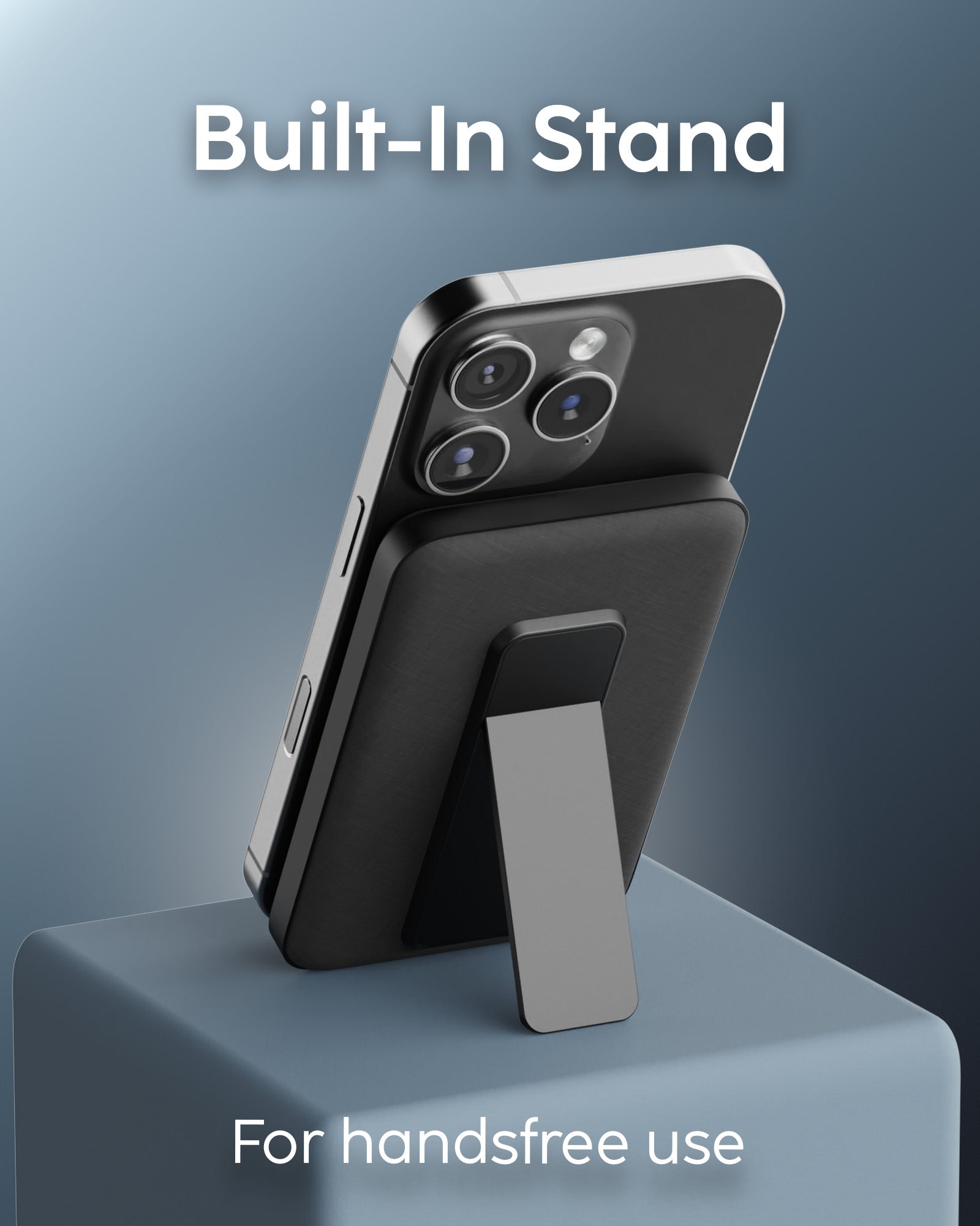 CliqLuxe 5K – Wireless – No Wall Plug - With Stand – Black