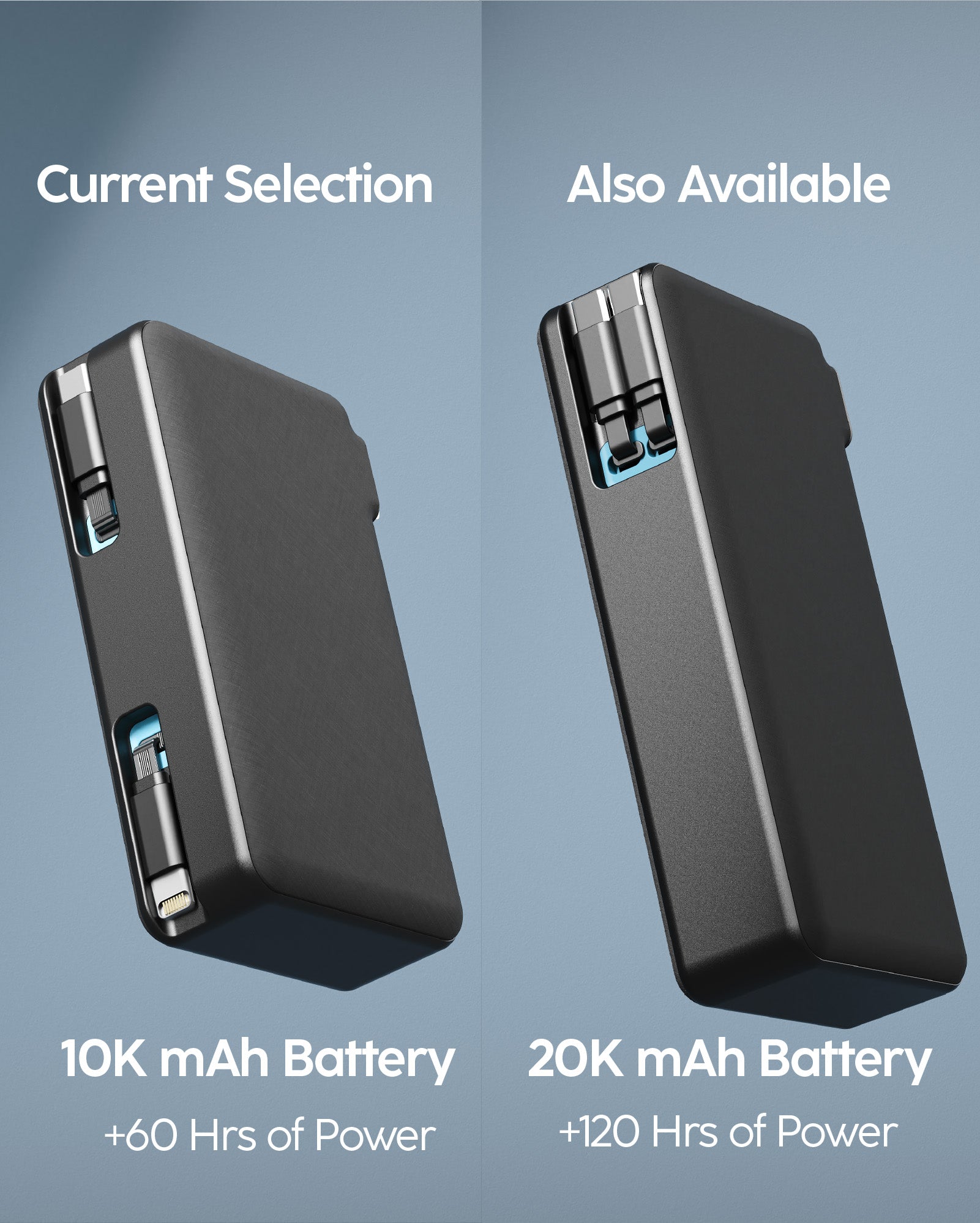 1 USB-C & 1 Lightning Cables