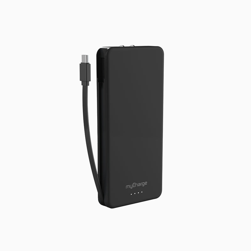 Amp™ Prong 20K Charger W/Built-In Cable & Plug – mycharge.com