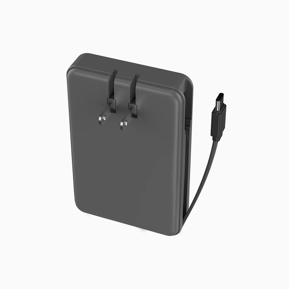 Amp™ Prong 5K Charger W/Built-in Cable & Plug