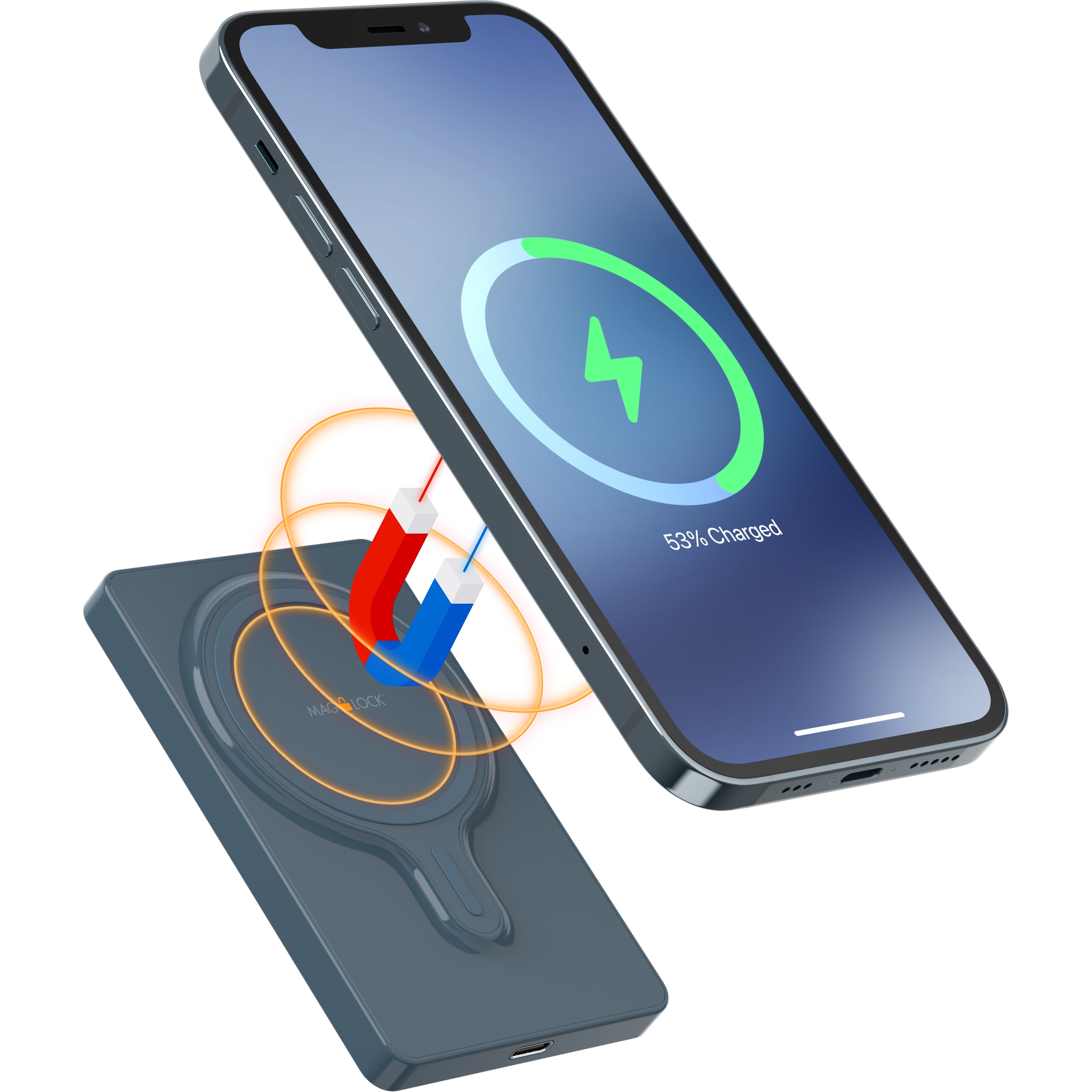 MAG-LOCK™ MagSafe® Powerbank - 3000mAh (+16 hrs.)