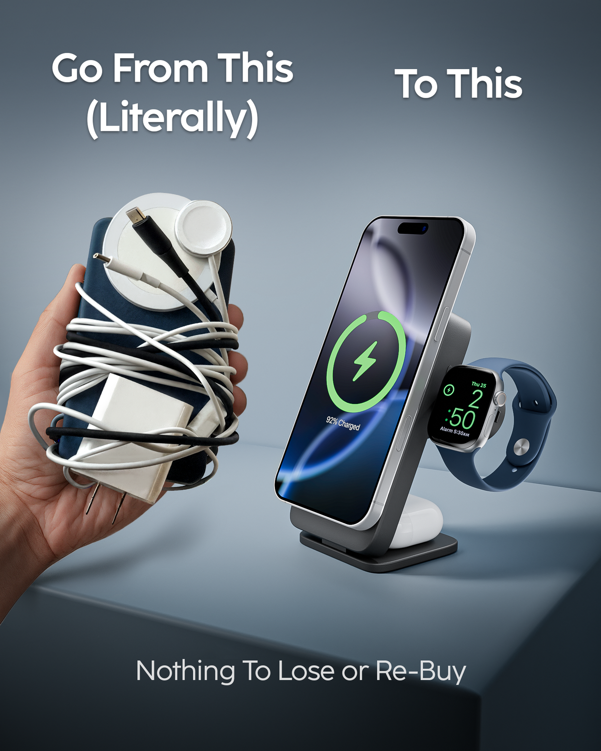 EcoHub 3 in 1 Apple Charging Station